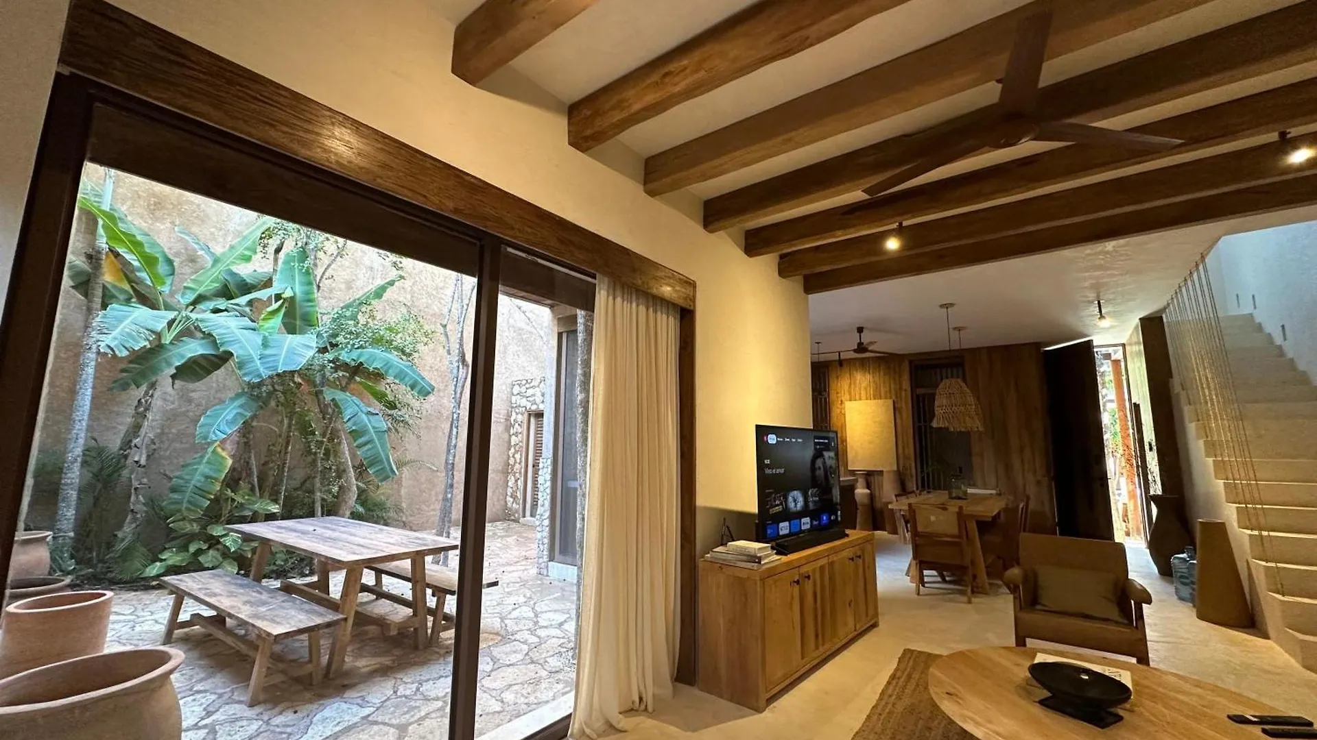 Σπίτι διακοπών Woody, Boho Home 3Br, Gated Community, Rooftop Τουλούμ Μεξικό